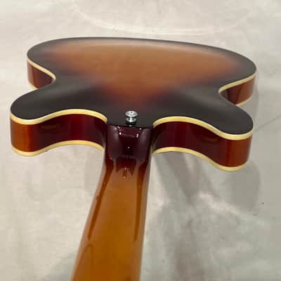 Washburn HB30TS Semi Hollow Body electric guitar made in Korea w case 2003 - Tobacco Sunburst image 12