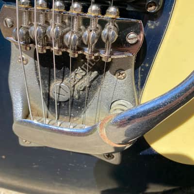 Vintage 1965 Mosrite Ventures Model Vibramute Ink Blue image 8