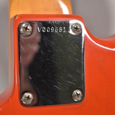 1982 Fender American Vintage Stratocaster '62 Reissue Fiesta Red Electric Guitar w/OHSC image 18