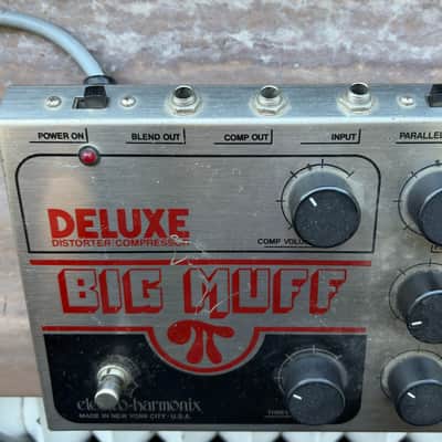 Electro-Harmonix Electro-Harmonix Deluxe Big Muff Pi Vintage Distorter/Compressor – Made in USA – Fully Working 1970-1980 - silver image 3