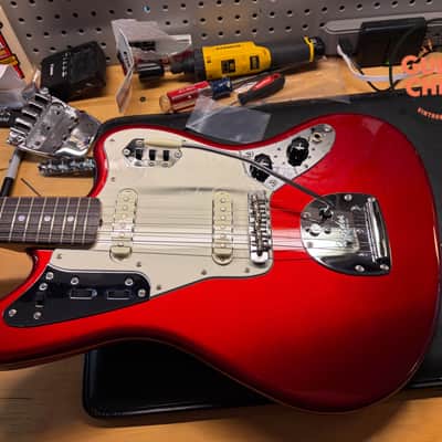 2025 Fender Japan MIJ FSR Traditional 60s Jaguar Candy Apple Red Matching Headstock image 13