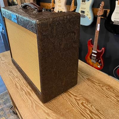 Henry Hand Wired Custom Combo Tweed Tube Amp 1x12 Paisley Tolex image 4