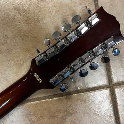 1976 Ibanez MIJ Made in Japan Model 698-12 Jumbo 12 string Acoustic Guitar Sunburst image 12