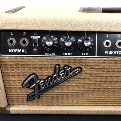 1963 Fender Tremolux Amp Head Only (Blackface AA763) Owned by Ian D'Sa of Billy Talent image 16