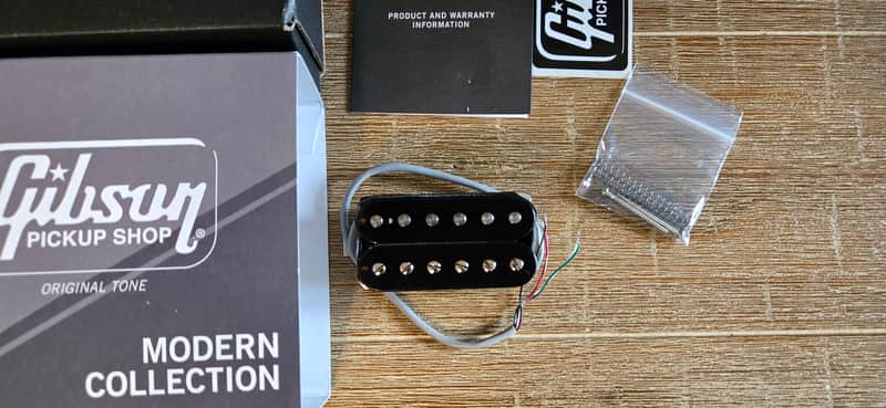 Gibson 498T Humbucker Bridge Double Black 4 Conductor image 1