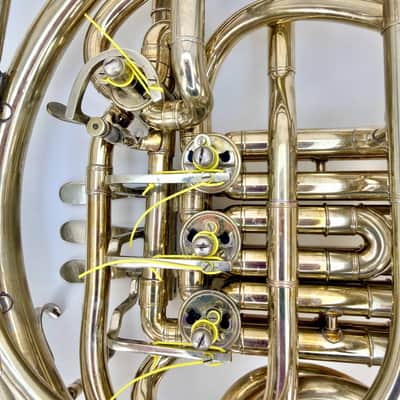 Conn 8D - F/Bb Double French Horn (Elkhart Era Circa 1966) - Nickel Silver - Fixed Bell - Unlacquered Finish - Serial #: H78969 (Pre-Owned) image 6