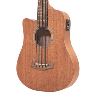 Gold Tone M-Bass/L 23-Inch Scale 4-String Acoustic-Electric MicroBass w/Hard Case For Left Hand Player image 3