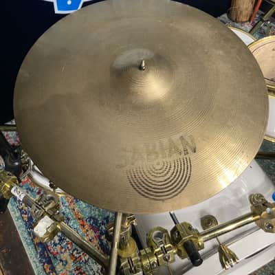 Sabian - 21" AA Dry Ride Cymbal 3162g 1980's image 1