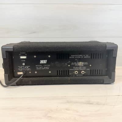 CSS Model C4100 100W MOSFET Powered Mixer Amplifier – Made in USA Late 1970s–early 1980s image 8