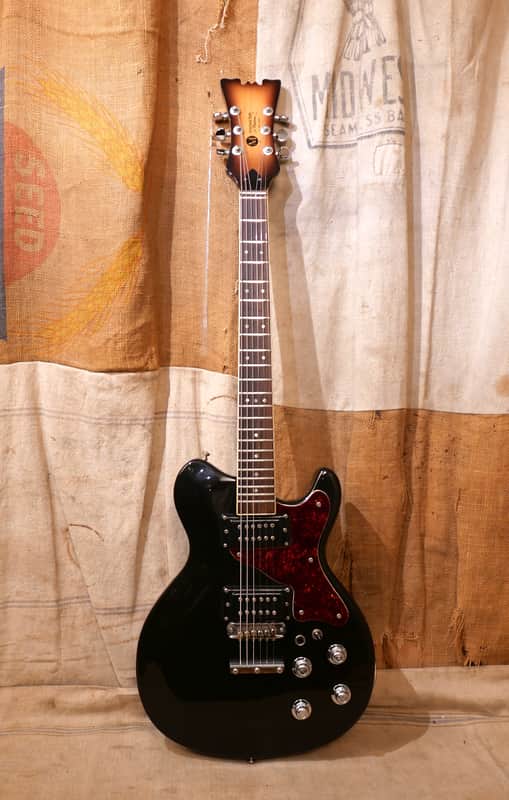 Mosrite Bluesbender 1970's Black image 1