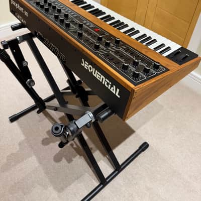 Sequential Prophet-10 Rev 4 61-Key 10-Voice Polyphonic Synthesizer 2020 - Present - Black with Wood Sides image 8