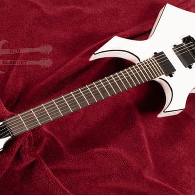 B.C. Rich Warlock Prophecy II with Quad Left Hand - Matte White image 4
