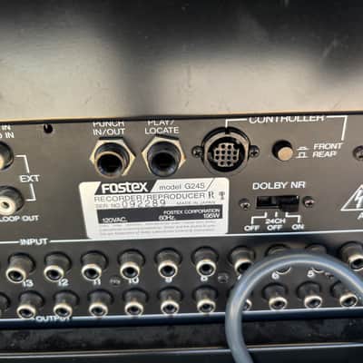 Fostex G24S 1” 24 Track Reel to Reel Japan w Roadcase image 3