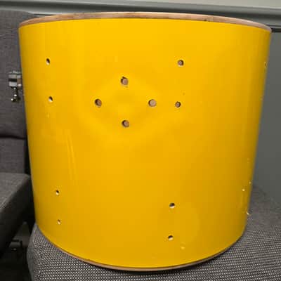 Pearl All Maple 18” Bass Drum Shell & Hoops Yellow image 6