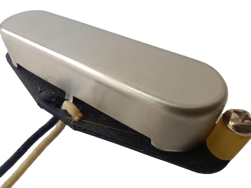 Stratocaster HOT Pickup 7kOhm A5 1pc RAW NON-PLATED Nickel-Silver Cover Hand Wound Q Pickups Custom Strat Bridge Middle or Neck image 1