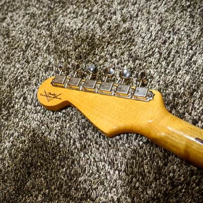 Fender Custom Shop '55 Stratocaster Hardtail CC - 2 Tone Sunburst image 8