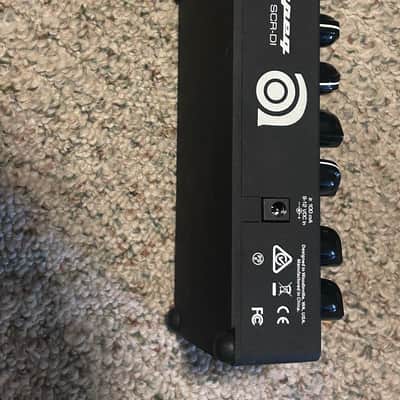 Ampeg SCR‑DI Bass DI Preamp with Scrambler Overdrive 2010s - Black image 2