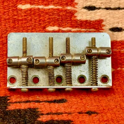 1970's Fender Precision Bass or Jazz Bass Guitar Bridge Circa 1974-1979 image 4