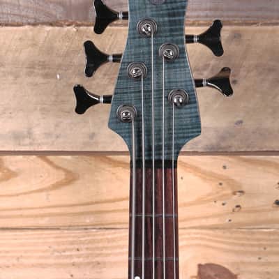 Yamaha TRBX605FM 5-String Bass Guitar Indigo Blue image 6