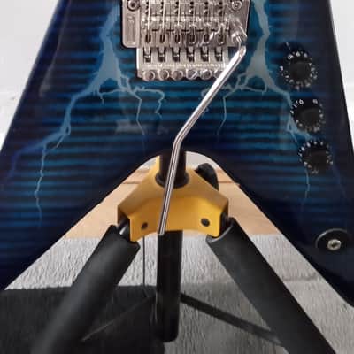 Washburn Dimebag Darrell Signature Dime 333 Blue Lightning Bolt image 2