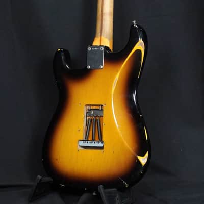 FENDER CUSTOM SHOP 1956 Stratocaster Aged Mod 2-Tone Sunburst [R19519] (07/13) image 10