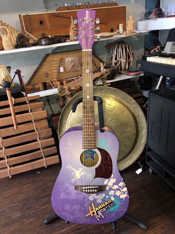 Washburn Disney's Hanna Montana Acoustic Guitar - Purple | Reverb