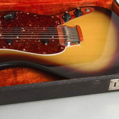 Fender Electric XII 12 String Solid Body Electric Guitar (1966), ser. #136729, original black tolex hard shell case. image 12