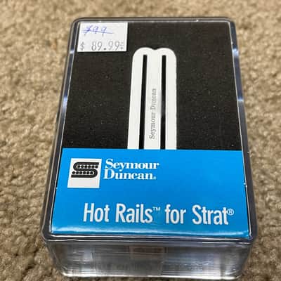 Seymour Duncan SHR-1b Hot Rails Strat White Bridge image 1