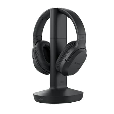 Sony Wireless Home Theater Headphones Black with Case and 1 Year Warranty Bundle image 2
