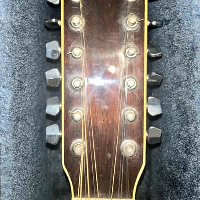 Hohner HW-12 12-String Acoustic Guitar MIJ/MIK Era Natural with Hard Case image 3