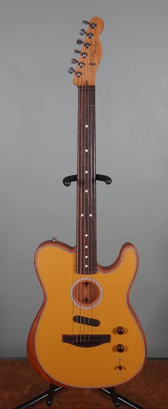 Fender Acoustasonic Player Telecaster, Butterscotch Blonde w/ Deluxe Gig Bag - Open Box image 1
