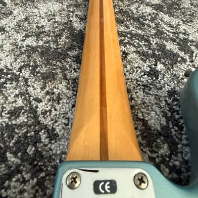 Fender Standard Jazz Bass 2002 MIM Agave Blue Rosewood FB 4-String Bass Guitar image 11