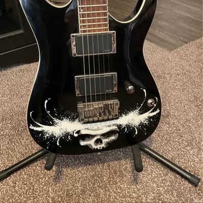 Ibanez MBM2 - Matt Bachand Signature 2007 - 2010 - Black with Skull Graphic image 4