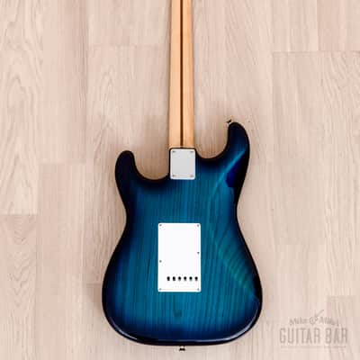 2014 Tokai Goldstar Sound AST-118 S-Style Electric Guitar Ash Body Blue Burst, Japan image 3