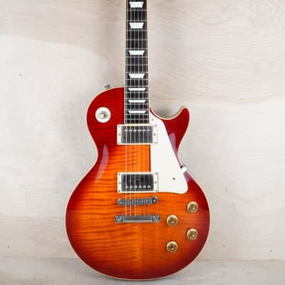 Burny Super Grade RLG-50 2008 Vintage Cherry Sunburst Flametop w/ Bag image 2