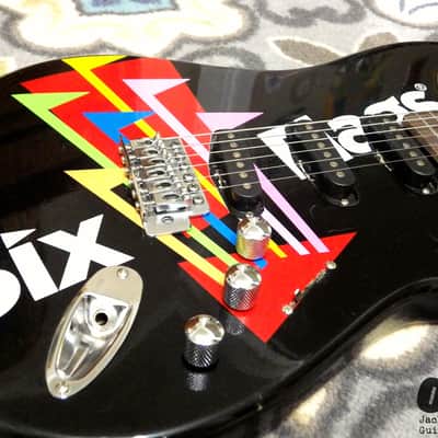 Six Flags Stratocaster Electric Guitar (2000s, Six Flags Logo Finish) image 1