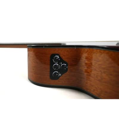 Willow Creek FX-PG44 Mahogany Deluxe Acoustic Grand Auditorium Guitar w/ Effects & Bluetooth image 4