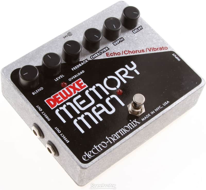 Electro-Harmonix Deluxe Memory Man XO Analog Delay Guitar Effects Pedal image 1