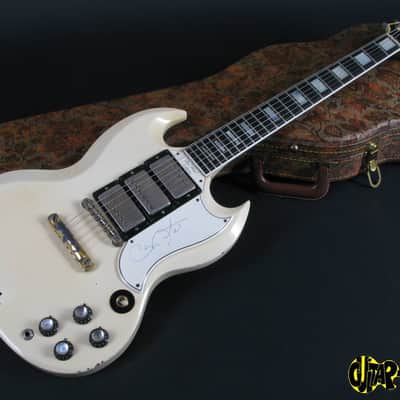 Gibson SG Custom   ex. Carlos Santana  1961 White image 16
