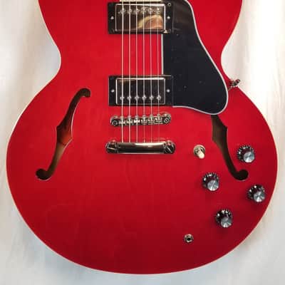 Epiphone ES-335 Semi Hollowbody Electric Guitar, Cherry image 3