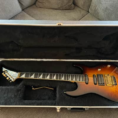 Jackson USA Dinky DK1 HSS Quilted Maple Top Tobacco Sunburst Finish 1997 OHSC image 25