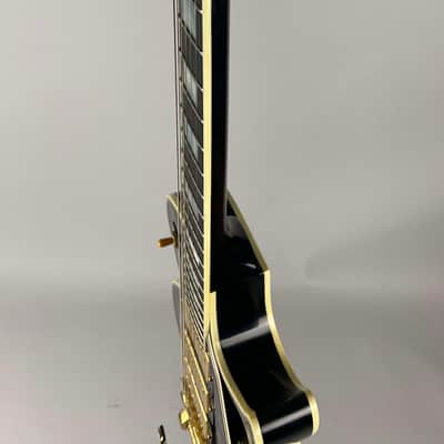 Gibson Les Paul Custom 57 re-issue - Black Triple Pickup with Bigsby, Cert, Original case and case candy. image 9