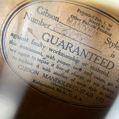 Gibson F-4 Carved Top Mandolin (1927) image 9