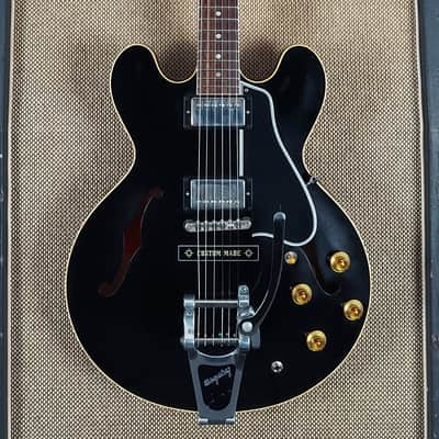 Gibson Custom Shop ’59 ES-335 2021 VOS Black w/ Bigsby (372) image 1