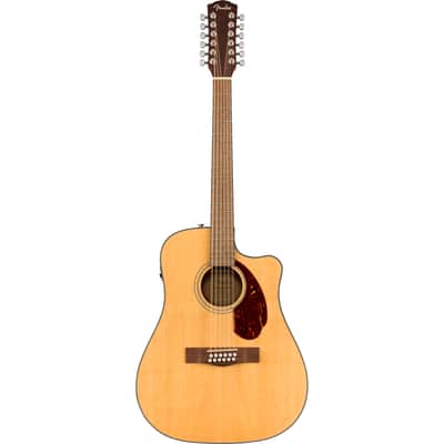 Fender CD-140SCE 12-String Acoustic Electric Guitar -Walnut Fingerboard, Natural image 2