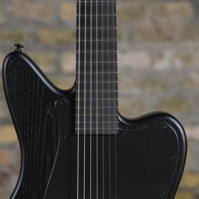 ESP LTD Alex Wade AW-XJ7 Baritone Evertune - Black Open Grain Satin - Demo image 5