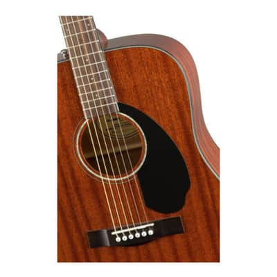Fender CD-60S Dreadnought 6-String Acoustic Guitar (Right-Hand, All-Mahogany) image 9
