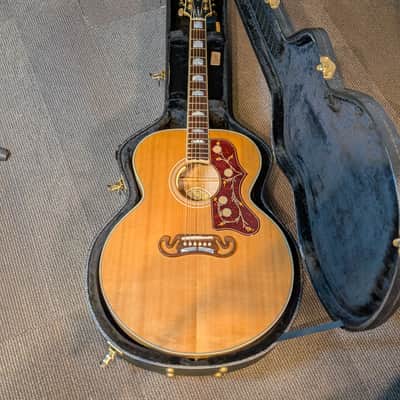 Gibson SJ-200 Standard Acoustic/Electric Guitar w/Case - Antique Natural (2017) image 9