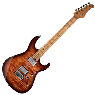 Cort G290 FAT II Antique Violin Burst HH Stratocaster Strat Flamed Maple image 1