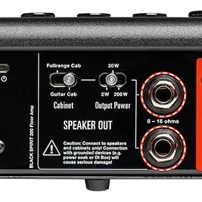 Hughes & Kettner Black Spirit 200 Floor 4-Channel 200-Watt Solid State Pedalboard Guitar Amp 2020 - 2021 - Black image 3